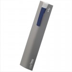 Ручка с флеш-картой USB 8GB «TURNUS M», темно-синий с белым