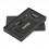 Набор ручка + флеш-карта 8Гб + зарядное устройство 4000 mAh в футляре, покрытие soft touch, черный с золотом