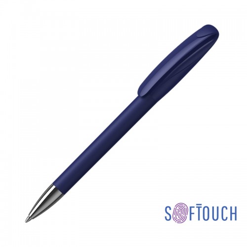 Ручка шариковая BOA SOFTTOUCH M, покрытие soft touch, темно-синий