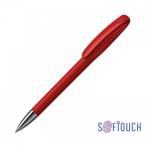 Ручка шариковая BOA SOFTTOUCH M, покрытие soft touch, красный