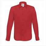 Рубашка с длинным рукавом London, размер XL, темно-красный
