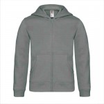 Толстовка детская Hooded Full Zip/kids, пестрый серый