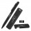 Набор ручка + флеш-карта 8Гб + зарядное устройство 2800 mAh в футляре, покрытие soft touch, черный