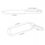 Набор ручка + зарядное устройство 2800 mAh в футляре, покрытие soft touch, черный