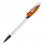 Ручка шариковая RODEO M, красный#, белый с оранжевым