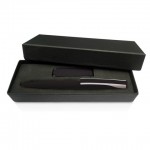 Набор ручка + флеш-карта 8 Гб в футляре, покрытие soft touch, черный с серебристым