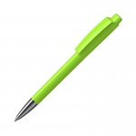 Ручка шариковая ZENO M, белый, зеленое яблоко