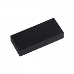 Подарочная коробка без ложемента (крышка-дно, 17,5 х 3,2 х 7,5 см), черный