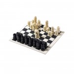 Набор игр 3 в 1: шахматы, лудо и шашки, натуральный