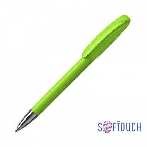 Ручка шариковая BOA SOFTTOUCH M, покрытие soft touch, зеленое яблоко