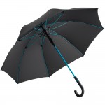 Зонт-трость с цветными спицами Color Style, бирюзовый