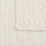 Плед Knitline, белый (молочный)
