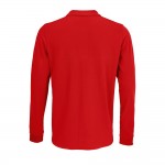 Рубашка поло с длинным рукавом Prime LSL, красная