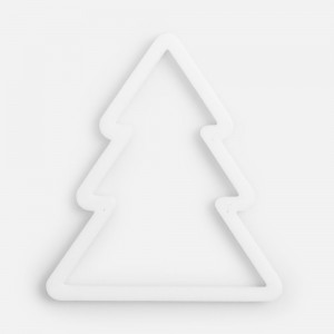Подвеска «Елочка», 3D-печать, белая