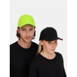 Бейсболка Classic 2.0, черная с красным кантом