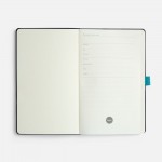 Ежедневник Lungo, недатированный, темно-бирюзовый