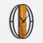 Часы Woodix, черные с коричневым