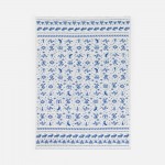 Плед Holidale, синий с молочным