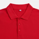 Рубашка поло унисекс Tervise, красная Рубашка поло унисекс Tervise, красная