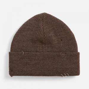 Шапка Ribelle, коричневый меланж