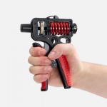 Эспандер кистевой пружинный Motive Power, черный с красным