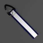 Светоотражающий брелок Flashline, серый с синим