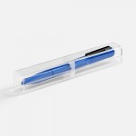 Ручка шариковая Lucenti с подсветкой логотипа, в футляре, синяя