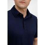 Рубашка поло унисекс Senti, темно-синяя