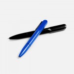 Ручка шариковая Lucenti с подсветкой логотипа, синяя