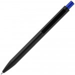 Ручка шариковая Chromatic, черная с синим