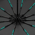 Зонт складной с УФ-защитой Ribstar, черный