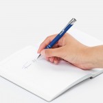 Ручка шариковая Keskus Soft Touch в футляре, синяя