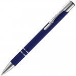 Ручка шариковая Keskus Soft Touch, темно-синяя