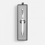 Ручка шариковая Bolt Soft Touch в футляре, белая