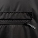 Дождевик-анорак Hard Work, укороченный, черный, единый размер