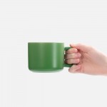 Чашка Jumbo в коробке матовая, зеленая