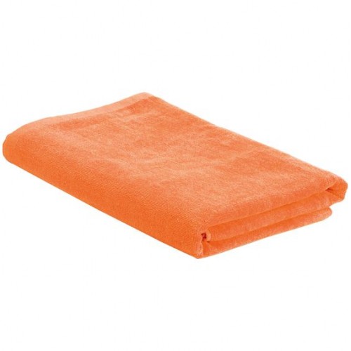 Пляжное полотенце в сумке SoaKing, оранжевое