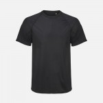 Футболка спортивная унисекс Vortex, черная