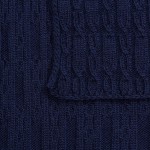 Плед Knitline, темно-синий (сапфир)
