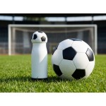 Спортивная термобутылка Kaleidosport, белая с черным