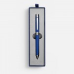 Ручка шариковая Broad Ring Soft Touch в футляре, синяя