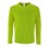 Футболка с длинным рукавом SPORTY LSL MEN, неоново-зеленая