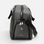 Спортивная сумка Atlantes, серая с черным