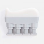Эспандер кистевой FingerTap, серый с белым