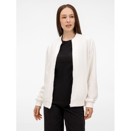 Бомбер унисекс Townie, молочно-белый