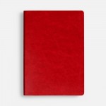Ежедневник Nebraska Flex, недатированный, красный с золотистым