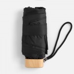 Зонт складной RainCase в чехле-сумке, черный