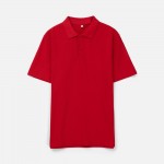 Рубашка поло унисекс Tervise, красная Рубашка поло унисекс Tervise, красная