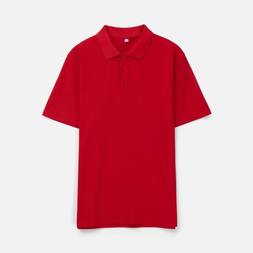 Рубашка поло унисекс Tervise, красная Рубашка поло унисекс Tervise, красная
