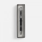 Ручка шариковая Keskus Soft Touch в футляре, черная